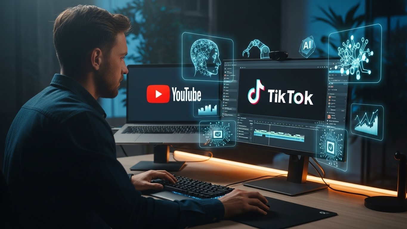 AI YouTube and TikTok growth 2026